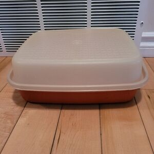 Tupperware 1294 season N serve meat marinade container